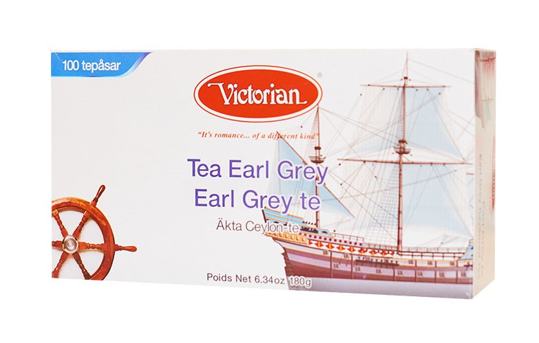 Victorian Ceylon Tea Earl Gray 100 Pcs